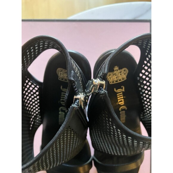 Juicy Couture Women's Carli Cage Platform Heels Black Size 8M NIB - Picture 10 of 14